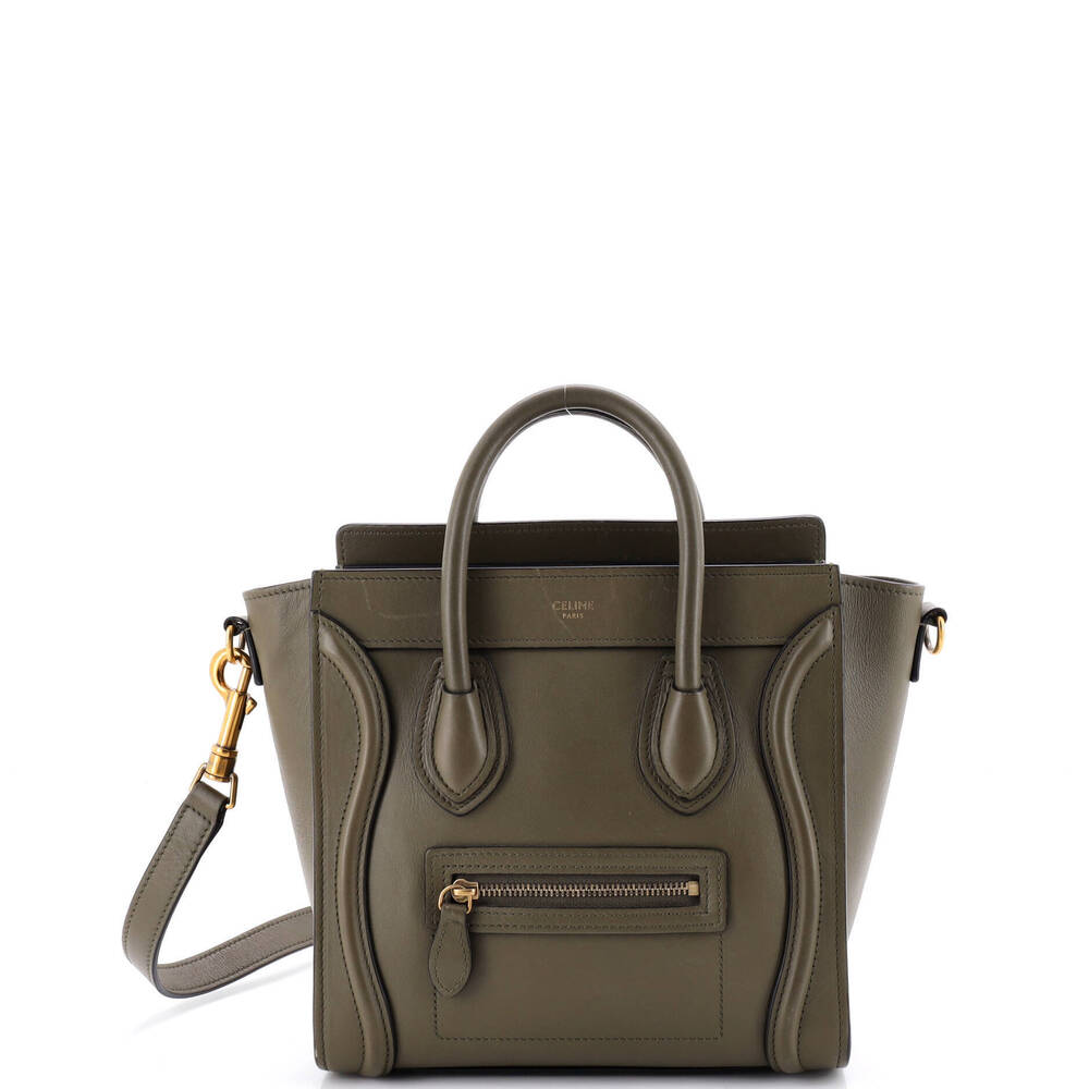 Celine Nano Luggage Bag Smooth Leather